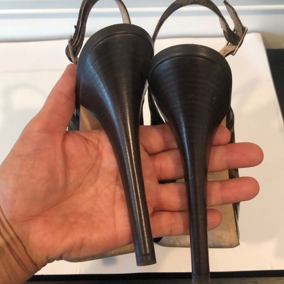 Fendi open toe platform heels - Picture 9 of 13